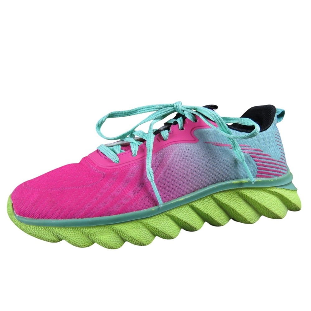 Aleader SoftRun Women's 8.5 Pink‎ Blue Textile Running Shoes Lightweight